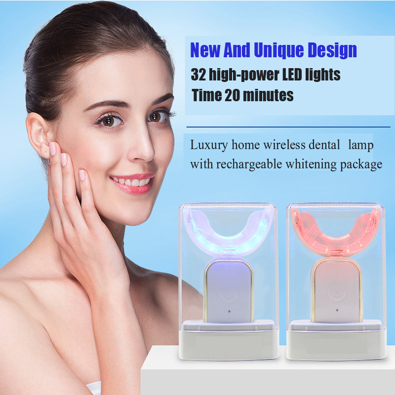 Усовершенствованная беспроводная перезарядка Блишн новая дизайн отбеливание зубов светодиодные светильники 2022 Снежные зубы отбеливание световой метки